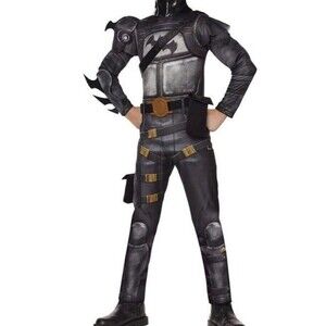 Boys Inspirit FORTNITE Batman Zero Halloween Costume Size XL 14/16 Xbox PS Game